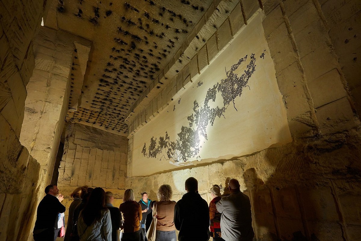 Grotten Maastricht met groep